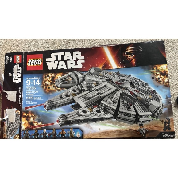 LEGO Star Wars: Millennium Falcon (75105) LEGO's Set W Book Box Death Vader